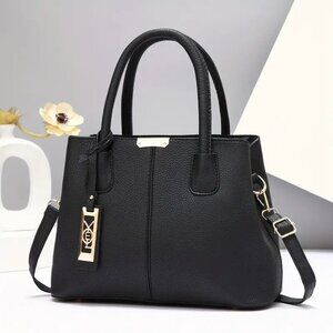 Black Large Tote Handbag